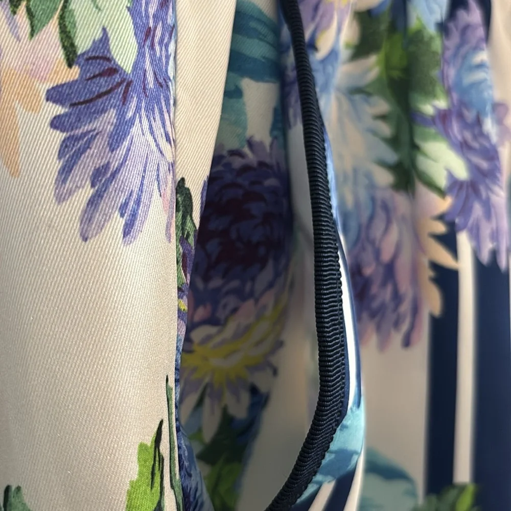 J. Crew‎ Floral Button Down Pajama Set Retail $158 - Blue, Green & Purple